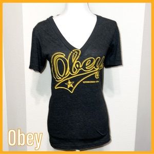 Obey - Gray T-Shirt - Size S